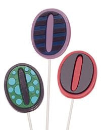 Number 0 Lollipop Chocolate Mold - MM0290*