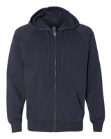 Independent Trading Co. Unisex Special Blend Raglan Full-Zip Hooded Sweatshirt