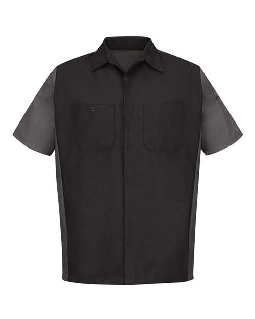 Red Kap Men's Tall Short Sleeve Automotive Crew Shirt
