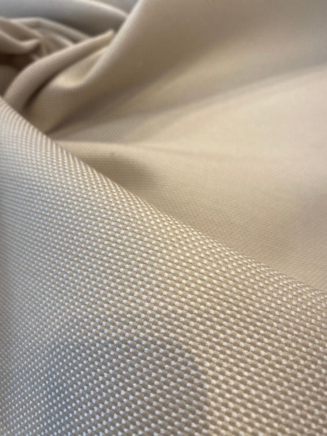 Sunbrella Delano Acrylic Fabric - Beige Plain, 54" Width (1 Yard)