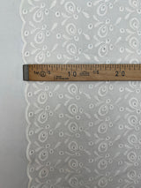 Cotton Broderie Anglaise Poplin White