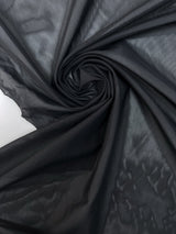 Black Mesh Lining Fabric