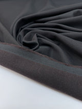 Wool Blend Twill Black