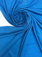 Polyamide Cotton Knitted Fabric Blue