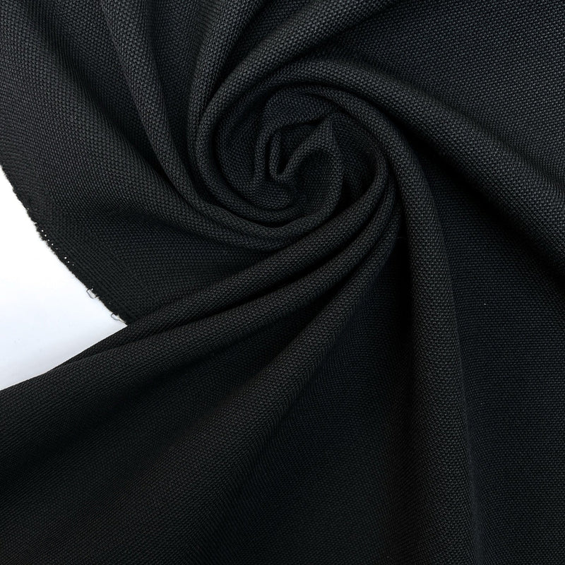 Black Wool Fabric