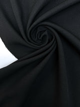 Black Wool Fabric