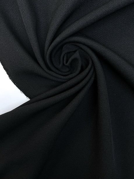 Black Wool Fabric