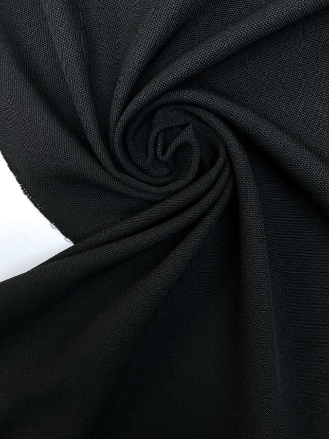 Black Wool Fabric