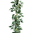 Silk Flowers Eucalyptus Laurel Vine Garland