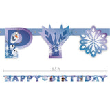 Frozen Happy Birthday Banner