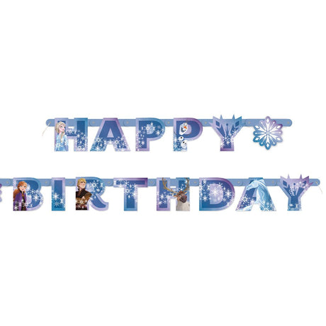 Frozen Happy Birthday Banner