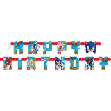 Sonic the Hedgehog Birthday Banner