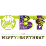 Teenage Mutant Ninja Turtles Birthday Banner