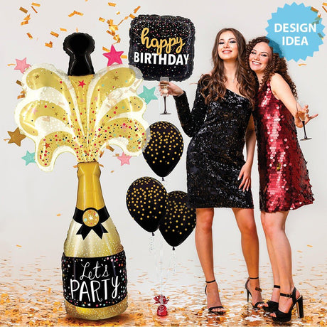 Foil Balloon Special Delivery Party Champagne