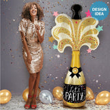 Foil Balloon Special Delivery Party Champagne