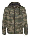 Chaqueta cortavientos ligera con cremallera completa