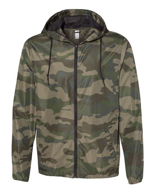 Men's Lightweight Waterproof Windbreaker Full-Zip Jacket