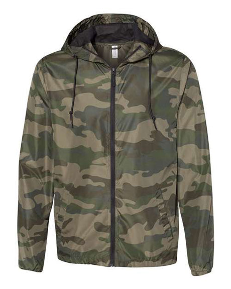 Men's Lightweight Waterproof Windbreaker Full-Zip Jacket