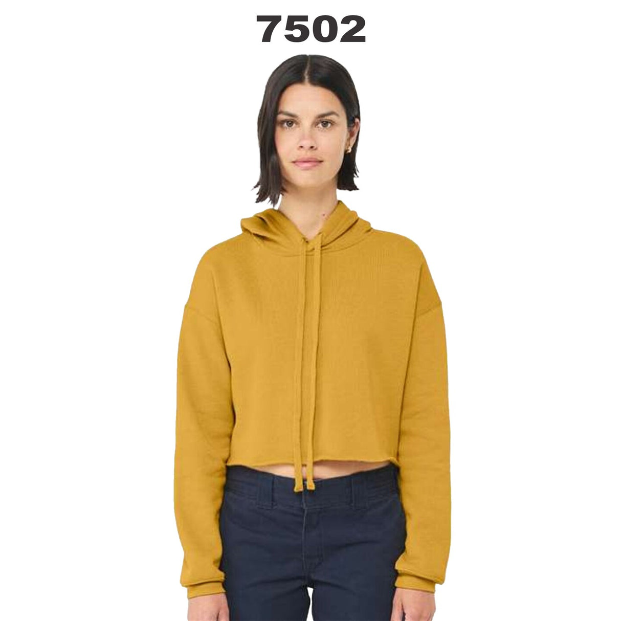 BELLA + CANVAS® Women's Crop Fleece Hoodie Sweatshirt