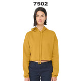 BELLA + CANVAS® Women's Crop Fleece Hoodie Sweatshirt