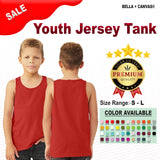 BELLA + CANVAS® Youth Jersey Sleeveless Tank Top - 3480Y