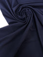 Wool Polyamide Elastane Knitted Fabric Blue