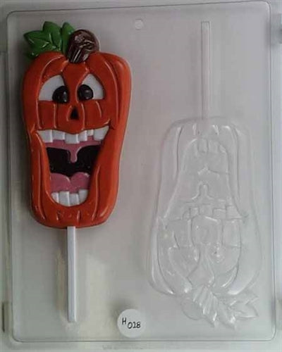 Jack O Lantern Lollipop Chocolate Mold