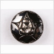 Platinum Shaded Glass Button - 28L/18mm