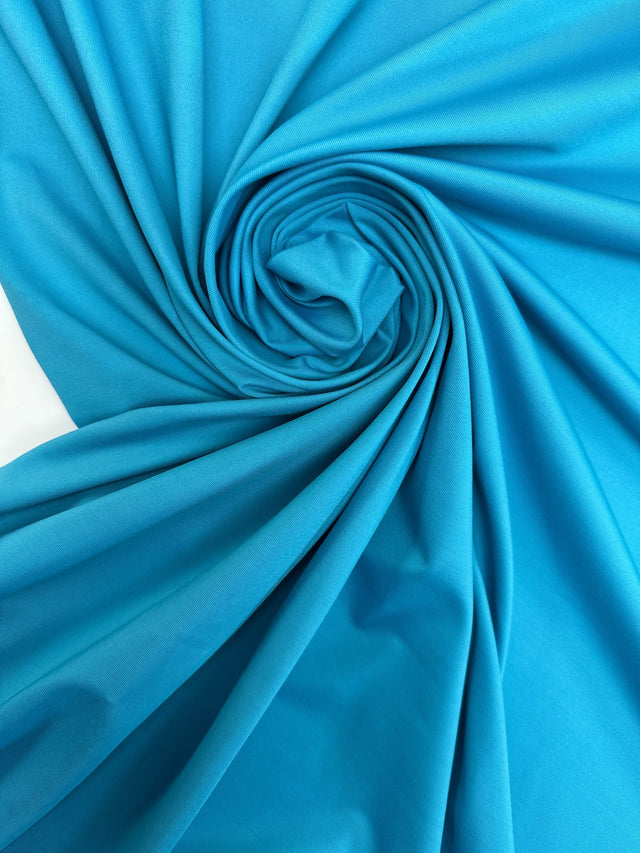 Polyamide Elastane Knitted Fabric Blue