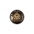 Gold Shaded Glass Button - 28L/18mm