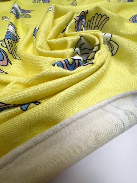 Polyamide Elastane Knitted Fabric Printed Multicolour