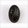 Black Glass Button - 36L/23mm