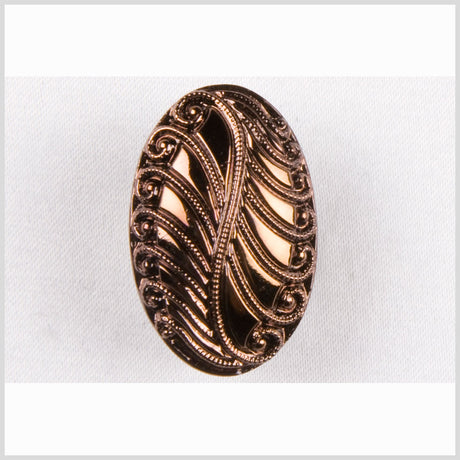 Copper Glass Button - 24L/15mm