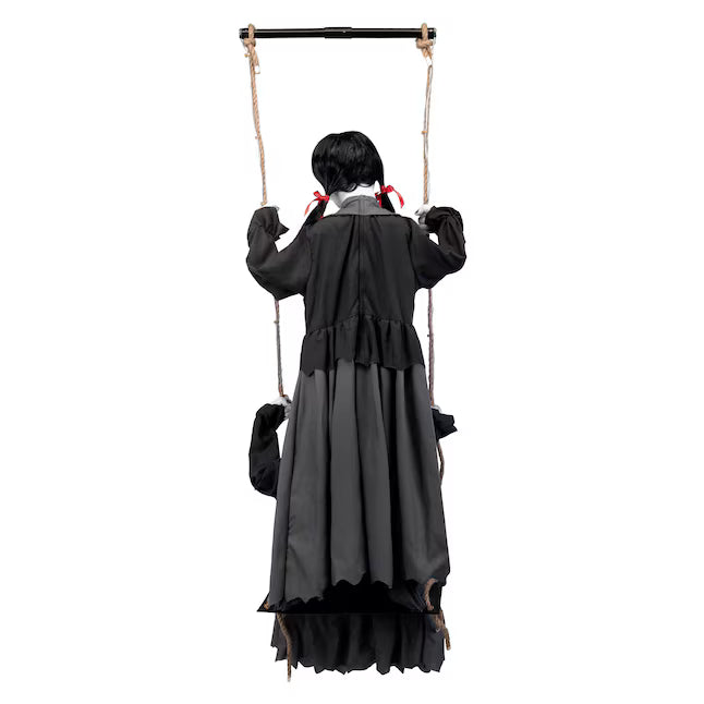 Haunted Living 6-Foot Swinging Ghoulish Twins Animatronic Halloween Decoration