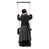 Haunted Living 6-Foot Swinging Ghoulish Twins Animatronic Halloween Decoration