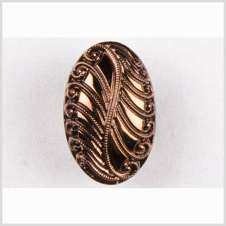 Copper Glass Button - 44L/28mm