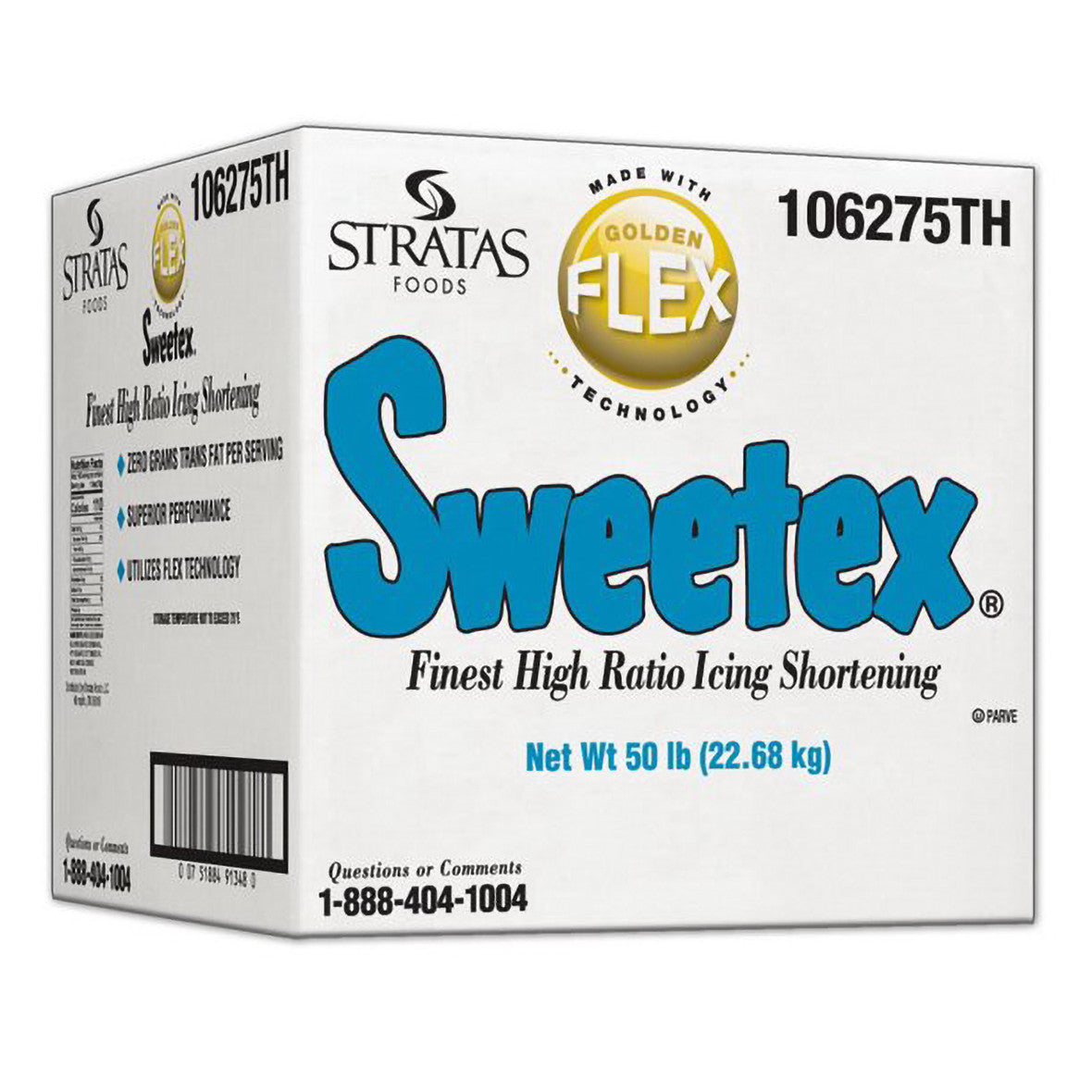 Sweetex Golden Flex Finest High Ratio Cake and Icing Shortening 1 lb.