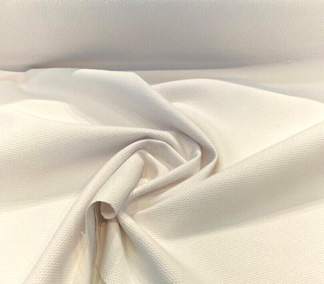 Sunbrella Outdoor Pique Salt White 40421-0001 Sunbrella Acrylic Fabric - White Pique, 54" Width (1 Yard)