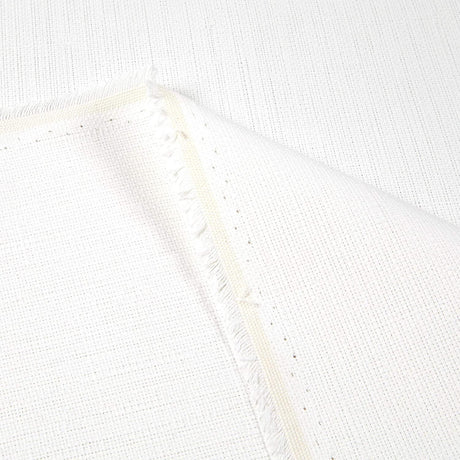 Sunbrella Piazza White Acrylic Fabric - White Solid, 54" Width (1 Yard)