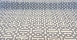 Sunbrella Fretwork Acrylic Fabric - Gray Dawn Geometric, 54" Width (1 Yard)