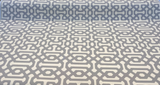 Sunbrella Fretwork Acrylic Fabric - Gray Dawn Geometric, 54" Width (1 Yard)