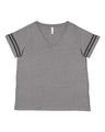 Women's Curvy Collection Vintage Football T-Shirt