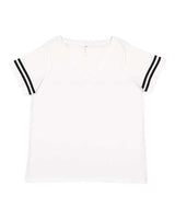 Curvy Collection Women's Vintage Football T-Shirt