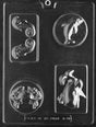 Sea Creatures Bar Chocolate Mold - LPN049