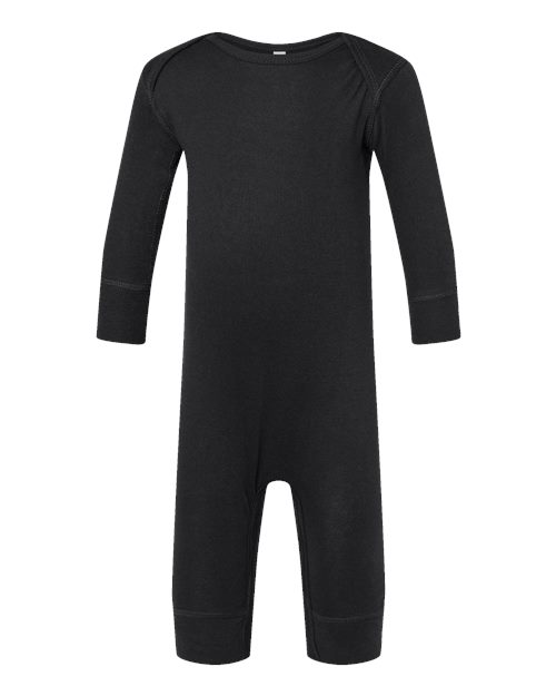 Rabbit Skins Infant Long Legged Baby Rib Bodysuit