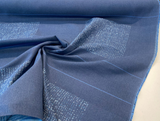 Sunbrella Soft Chenille Acrylic Fabric - Drift Blues, Blue/Teal/Light Blue, 56" Width (1 Yard)