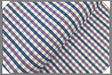 Blue Purple Gingham Cotton Shirting Cotton Fabric - Blue Purple Gingham, 58/60" Width (1 Yard)