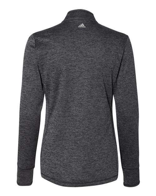 Women's Brushed Terry Heathered Quarter-Zip Pullover