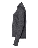 Women's Brushed Terry Heathered Quarter-Zip Pullover