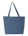 Seaside Pigment-Dyed Large Cotton Tote